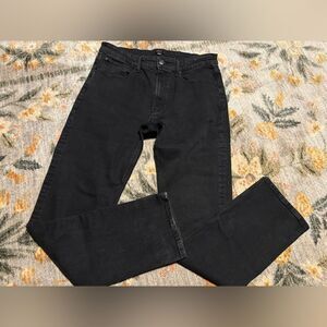 Quince Men’s Black Stretch Jeans - Straight Fit
